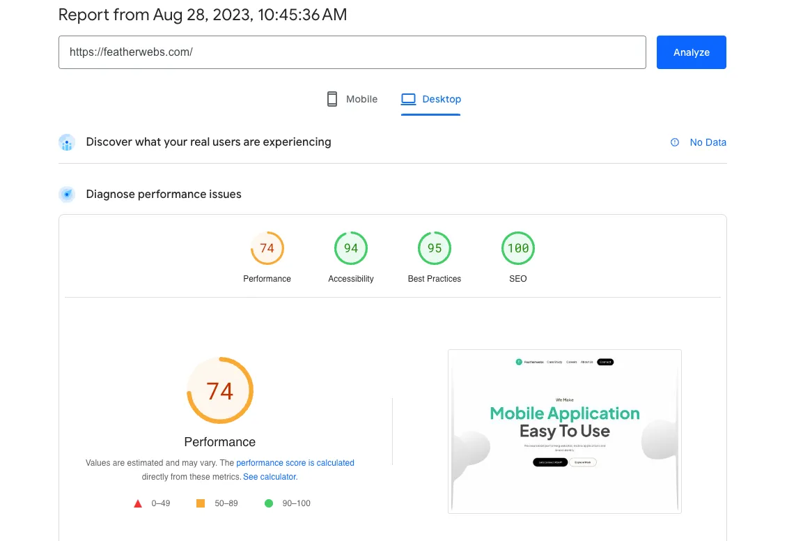 Google PageSpeed Insights